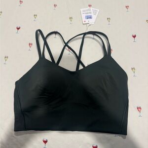 Lululemon Athletica Black Strappy Sports Bra